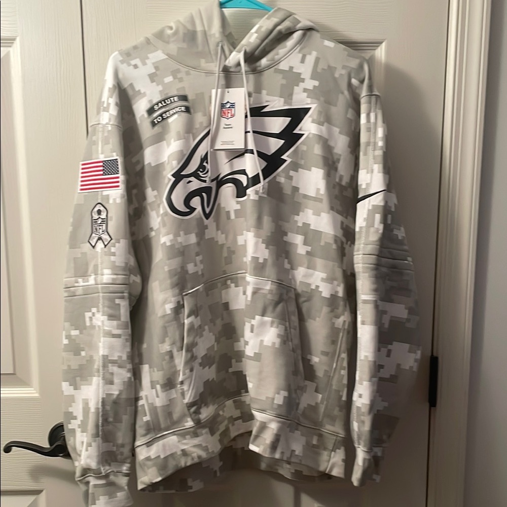 AUTHENTIC NFL EAGLES Salute to Service hoodie